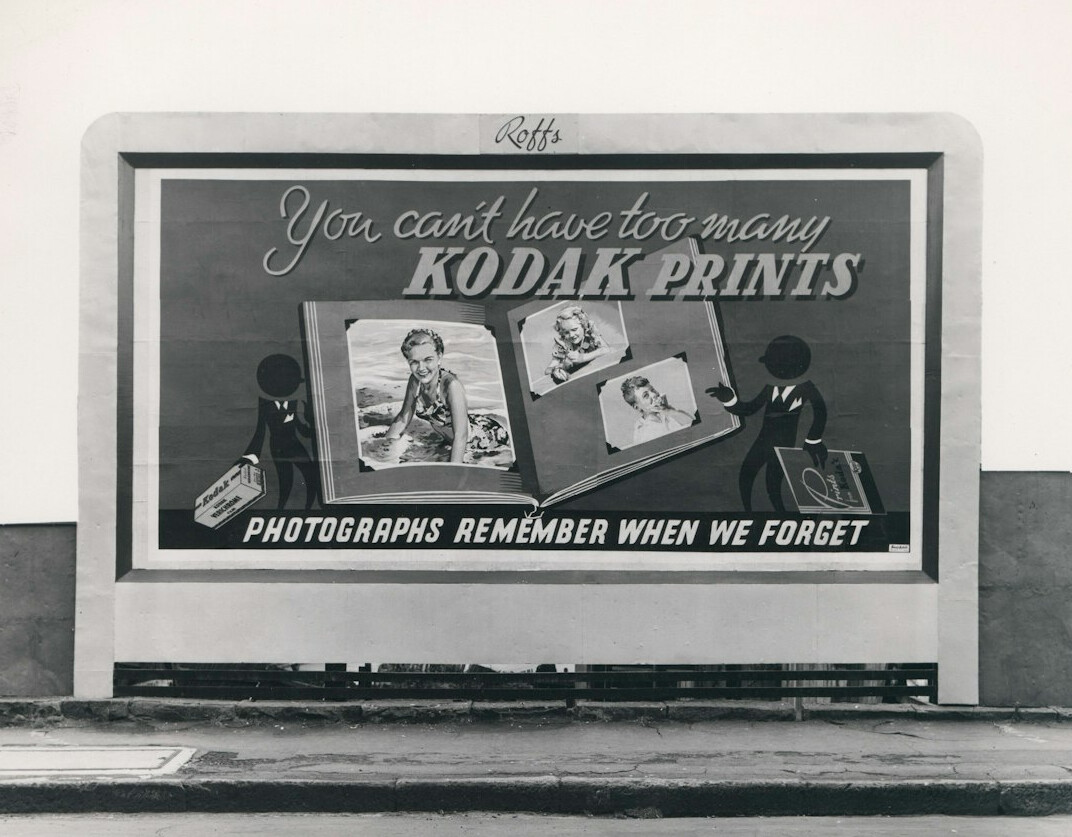 vintage billboard ad